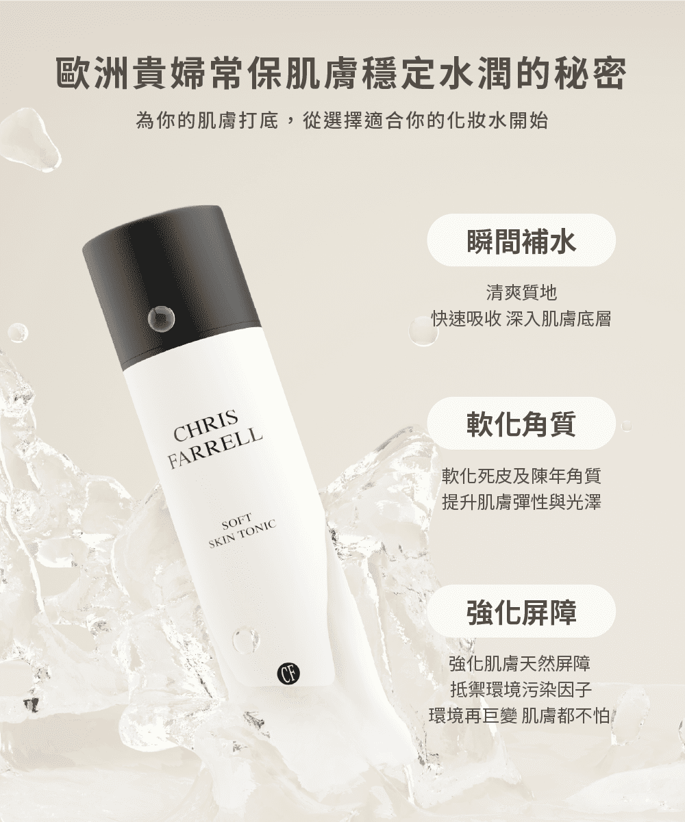 為你的肌膚打底,從選擇適合你的化妝水開始
