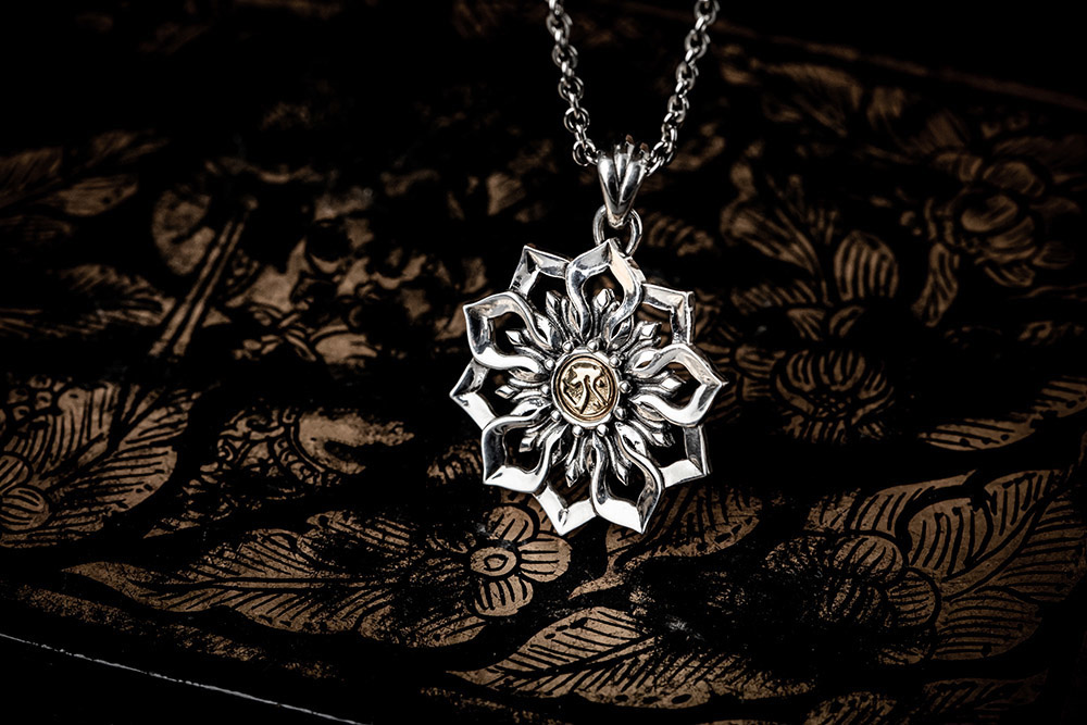 Jaunty King】JK銀飾蓮生．本命佛種子文925純銀項鍊(種子字｜梵文項鍊