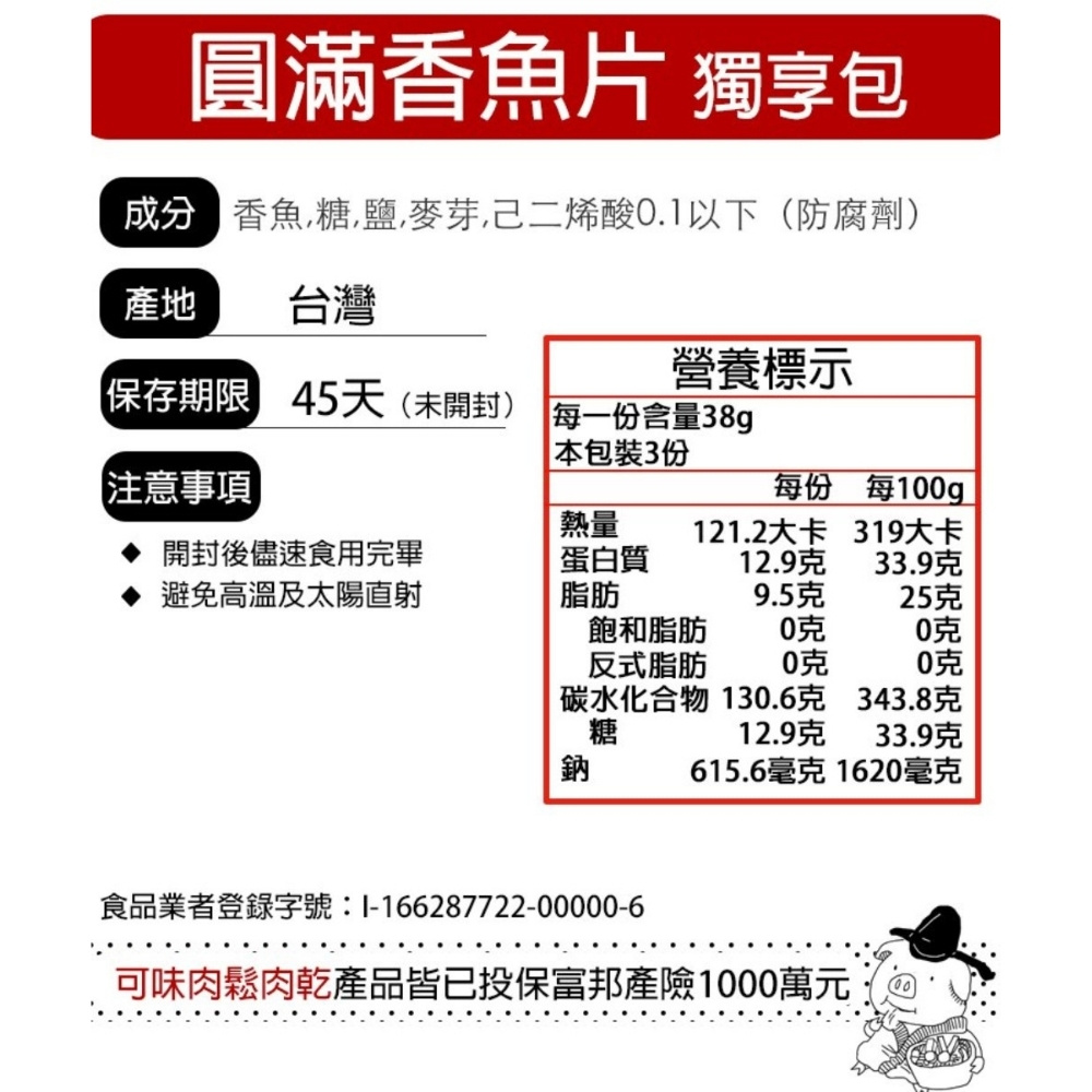 成分香魚,糖,鹽,麥芽,己二烯酸0.1以下防腐劑