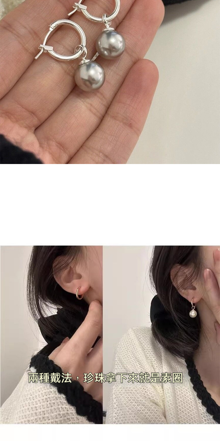 兩種戴法,珍珠拿下來就是素圈 