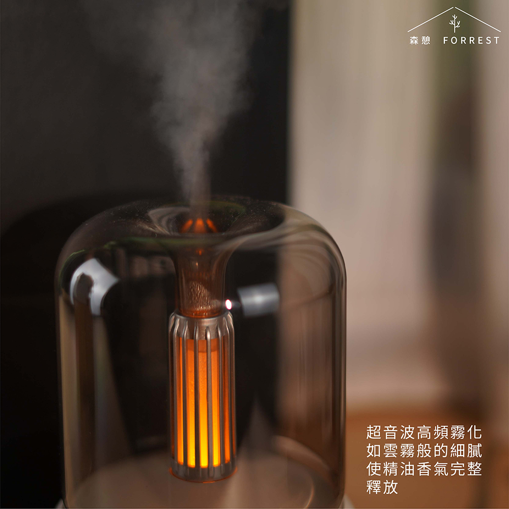 森憩 FORREST 超音波高頻霧化 如雲霧般的細膩 使精油香氣完整 釋放 