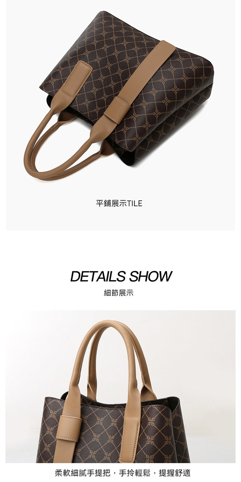 平鋪展示TILE 細節展示 柔軟細膩手提把,手拎輕鬆,提握舒適 