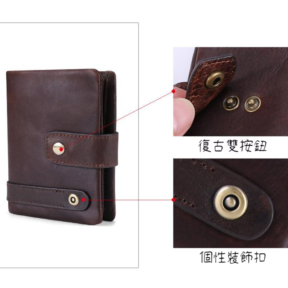 復古雙按鈕 個性裝飾扣 