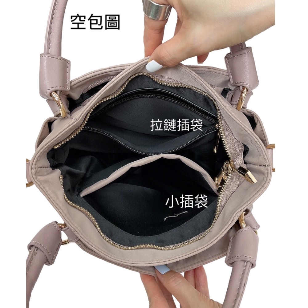 SHINYTON】S079厚磅尼龍小可愛三層小托特包☆側背包、斜背包