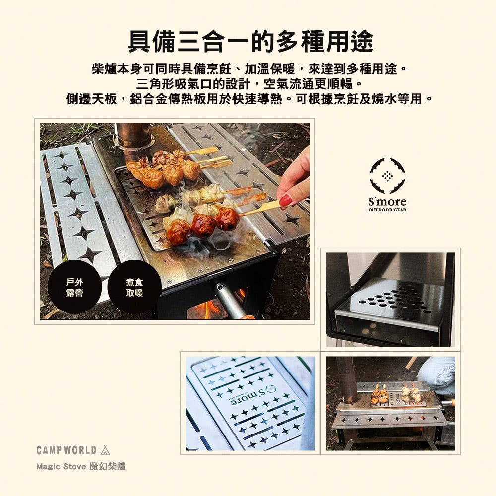 側邊天板,鋁合金傳熱板用於快速導熱。可根據烹飪及燒水等用。