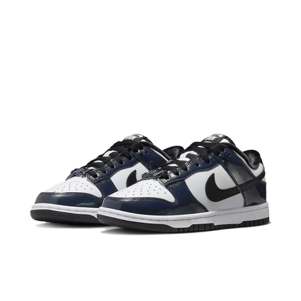 【NIKE 耐吉】Nike Dunk Low Just Do It 變色龍 漆皮熊貓 FQ8143-001(FQ8143-001)