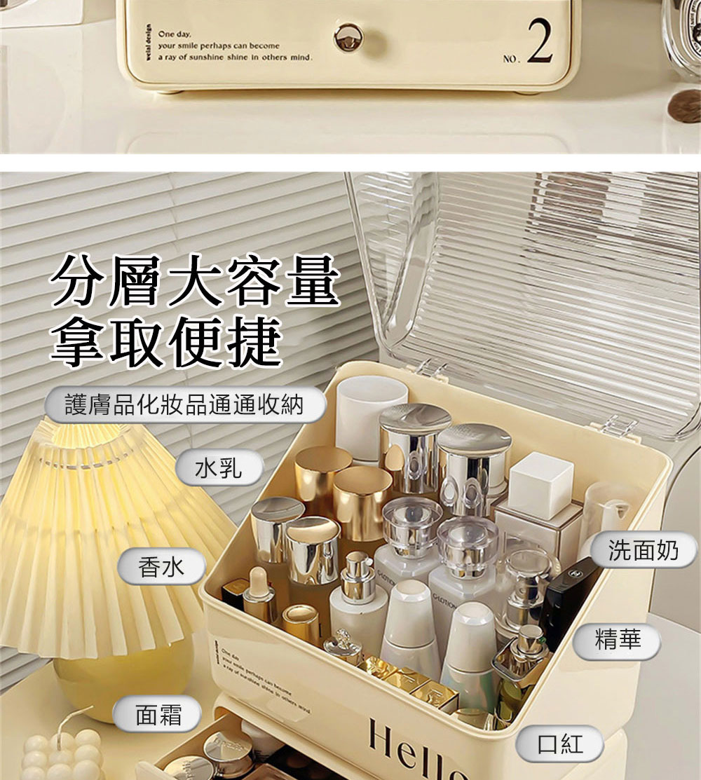 護膚品化妝品通通收納