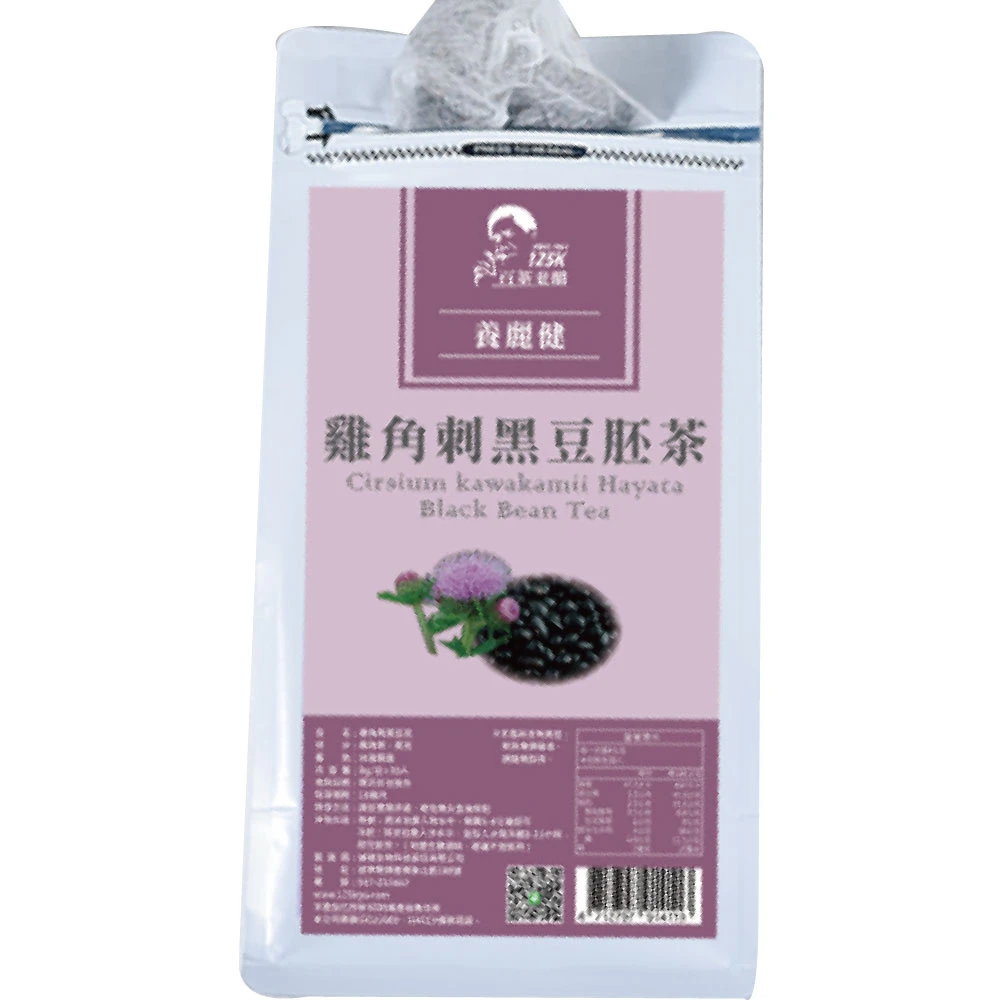 【125Kgo百茶老醋】雞角刺黑豆茶8g x 30包入