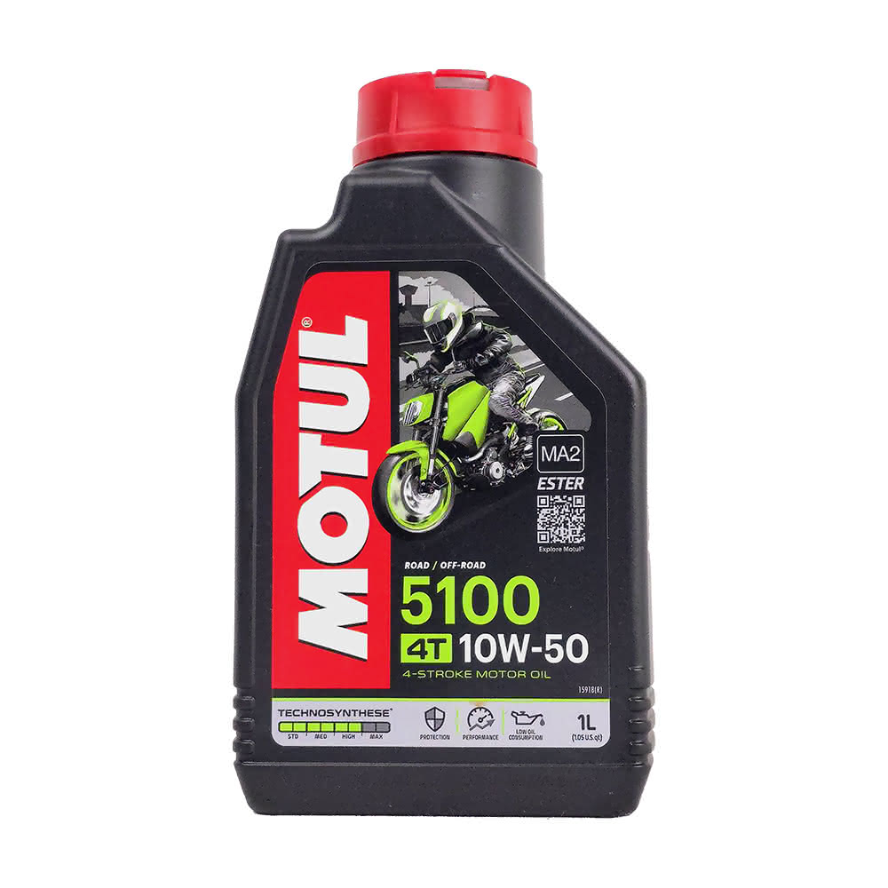 【MOTUL】魔特 5100 4T 10W50 全合成機油(機車機油)