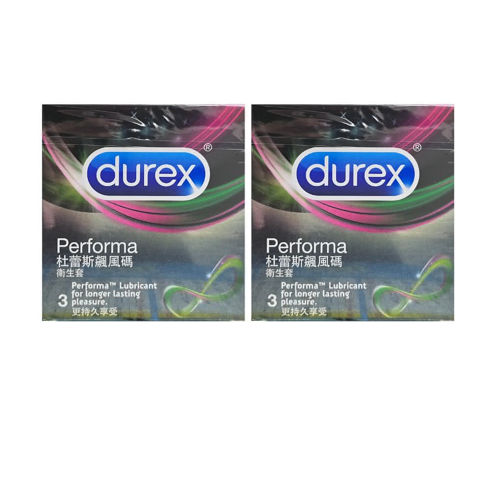 【Durex 杜蕾斯】飆風碼 3入*2盒52.2mm 保險套