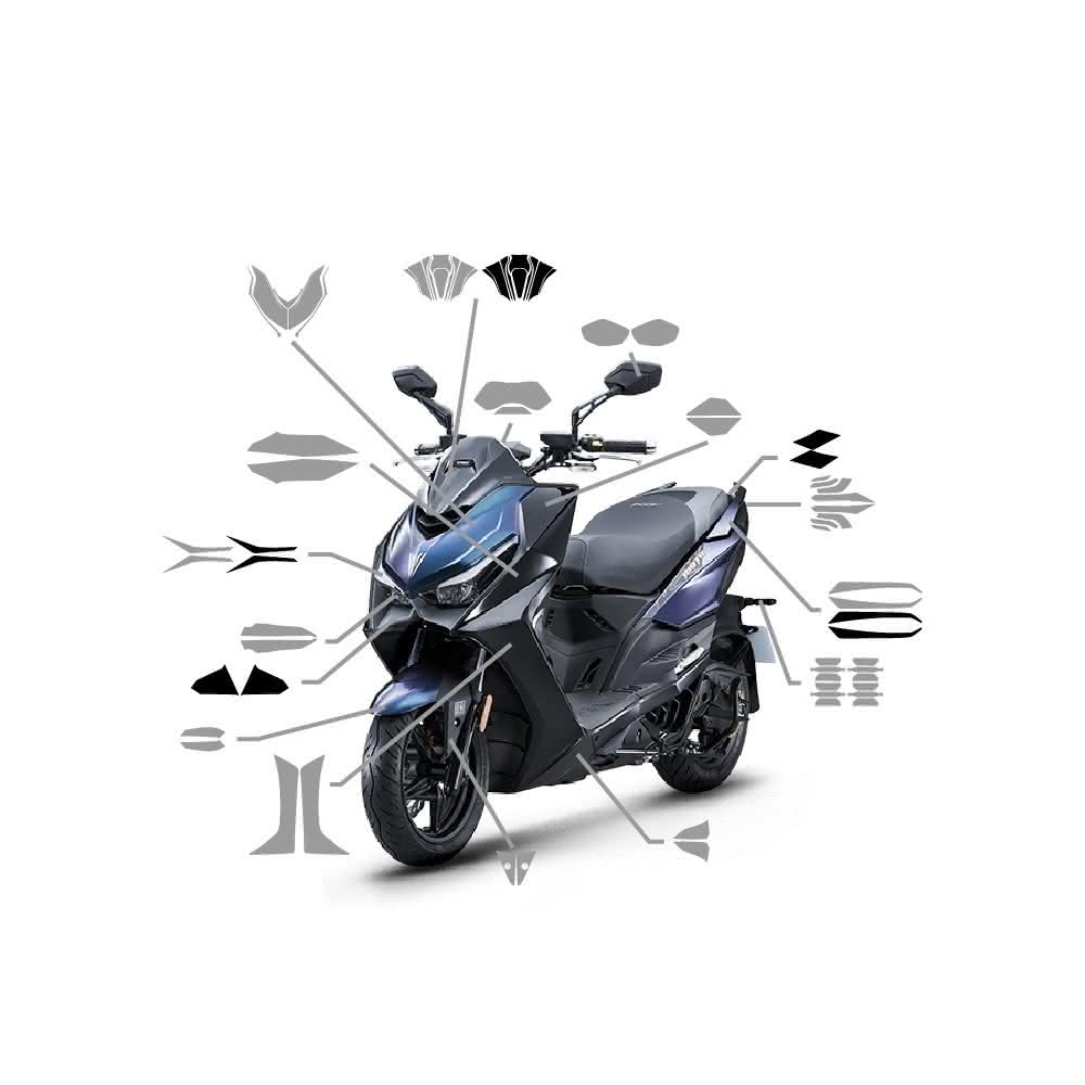 【Doker 鍍客】KYMCO KRV MOTO NERO 180 2022年 脂肪族(儀表貼 犀牛皮 TPU 細痕自我修復 抗黃 透亮)