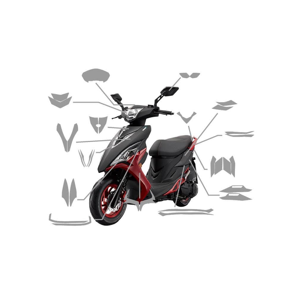 【Doker 鍍客】KYMCO VJR 125 脂肪族(儀表貼 犀牛皮 TPU 細痕自我修復 抗黃 透亮)