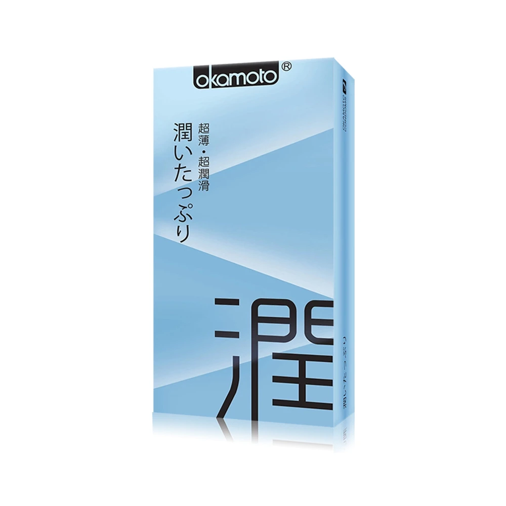 【okamoto 岡本】City 城市時尚 極潤系列 潤滑型 保險套 避孕套 10入(情趣用品)