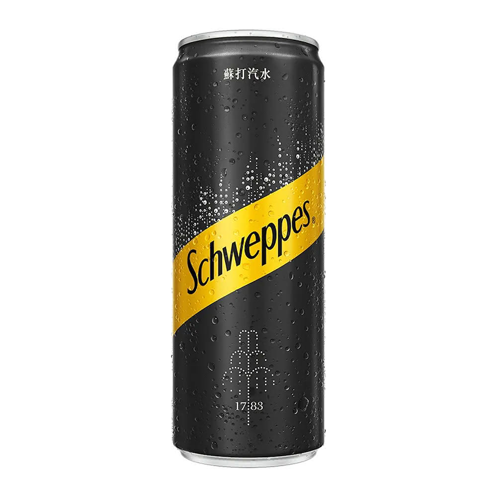 【Schweppes 舒味思】蘇打汽水 330ml 24入/箱