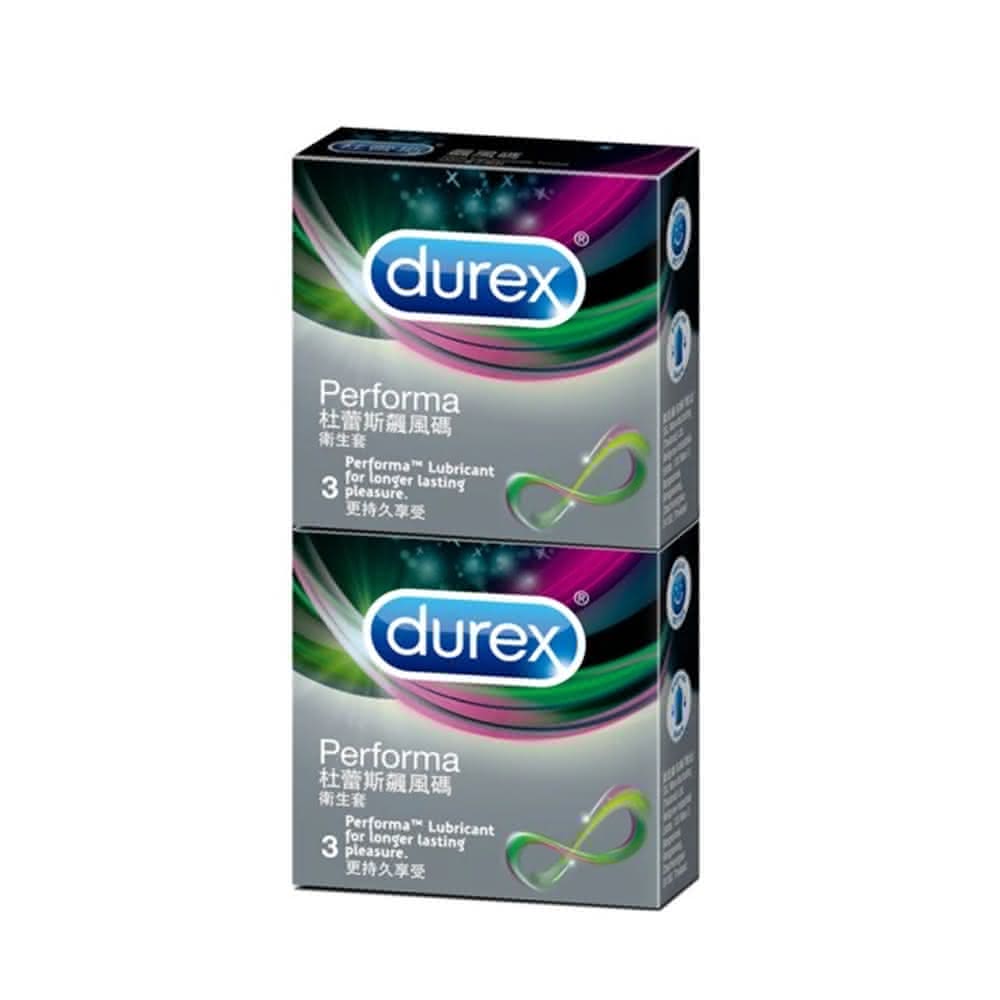 【Durex 杜蕾斯】飆風碼保險套3入*2盒共6入(持久保險套 安全套 衛生套 │情趣職人)