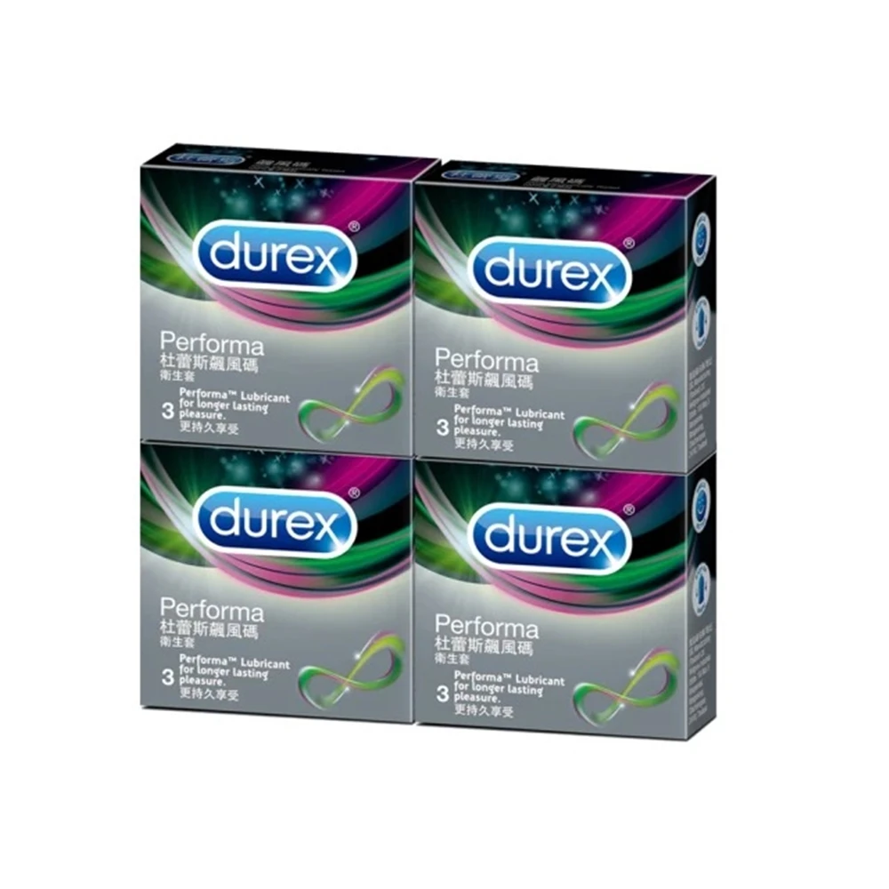 【Durex 杜蕾斯】飆風碼保險套3入*4盒共12入(持久保險套 安全套 衛生套 │情趣職人)