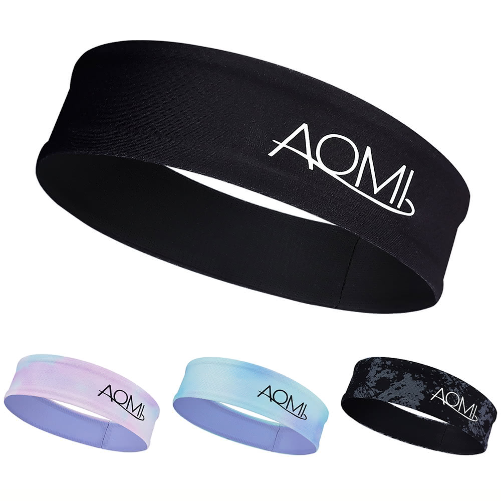 AOMI 頭巾 洗臉 瑜珈 籃球 網球 高爾夫 登山 頭帶 親膚清爽透氣  有型親子款 超輕量 髮帶 