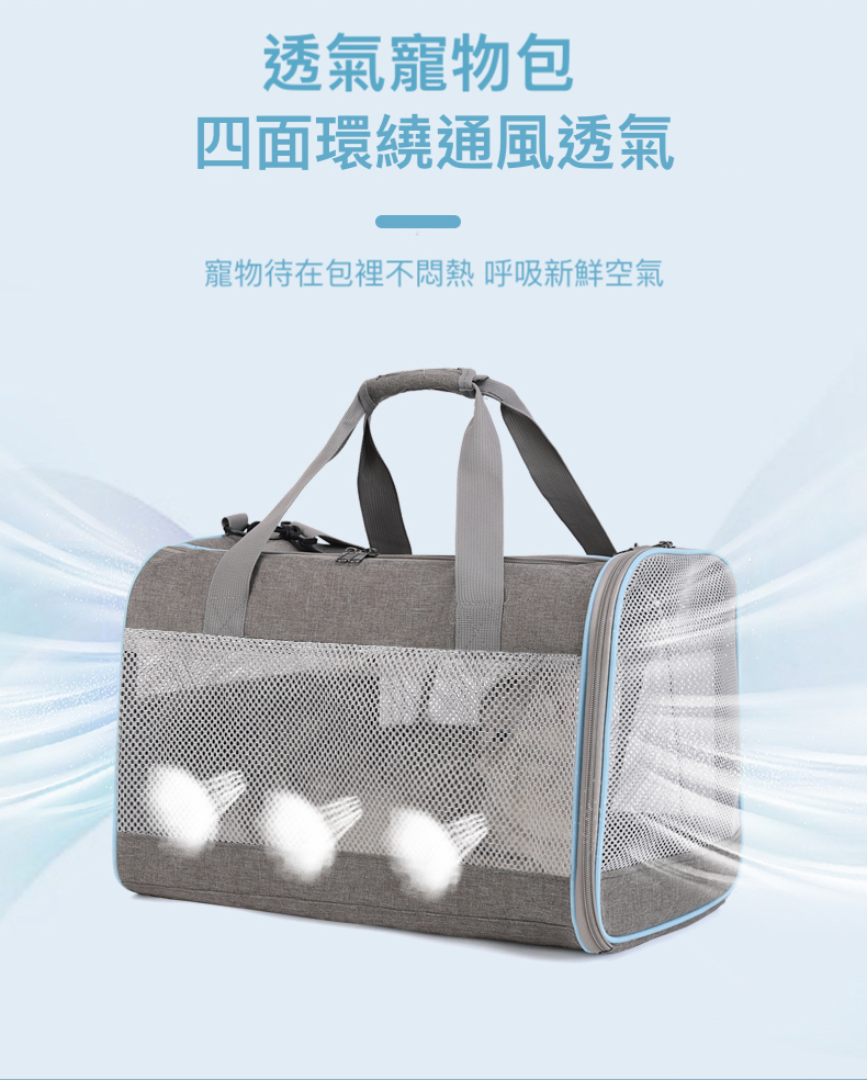 透氣寵物包 四面環繞通風透氣 寵物待在包裡不悶熱 呼吸新鮮空氣