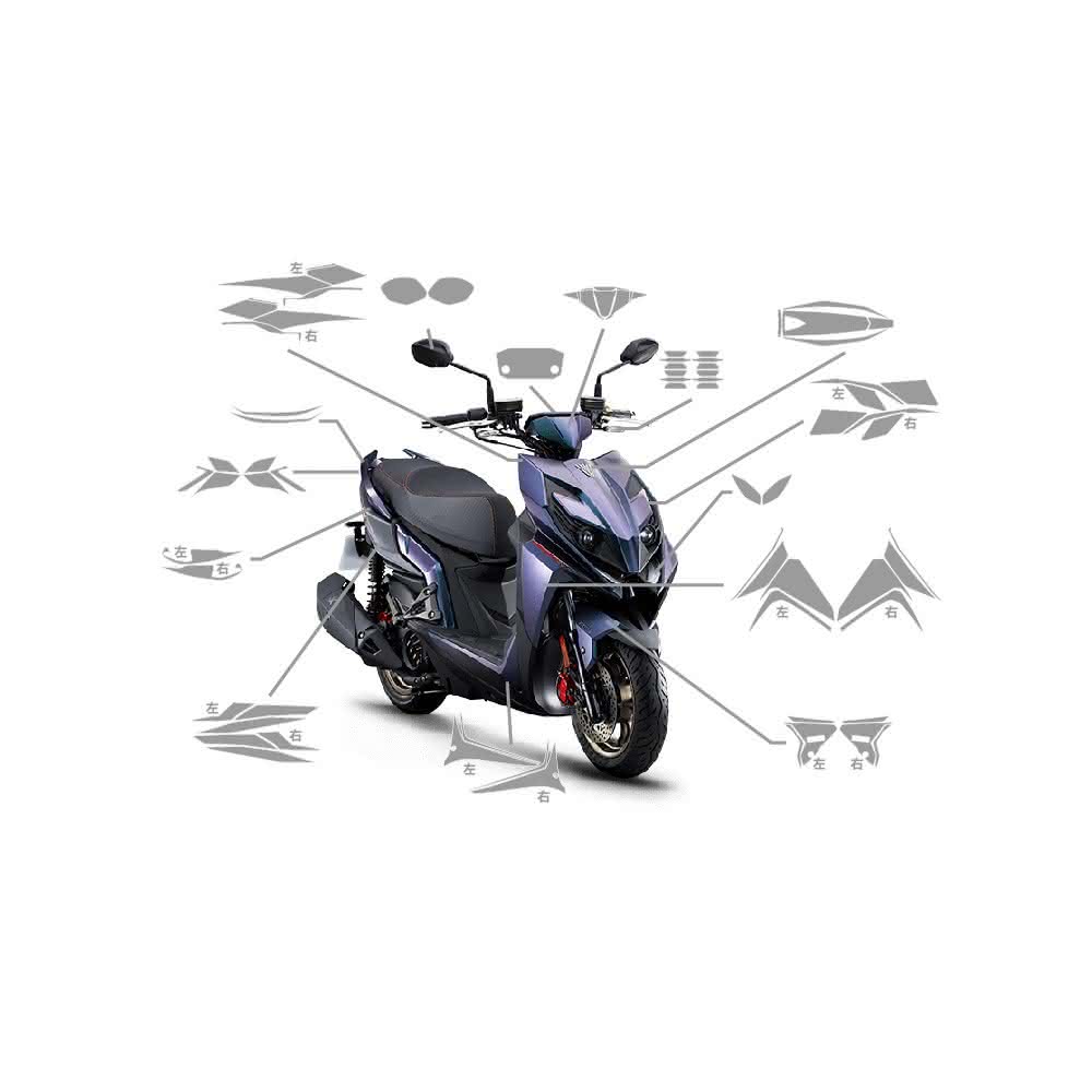 【Doker 鍍客】KYMCO RCS MOTO 150 脂肪族(儀表貼 犀牛皮 TPU 細痕自我修復 抗黃 透亮)