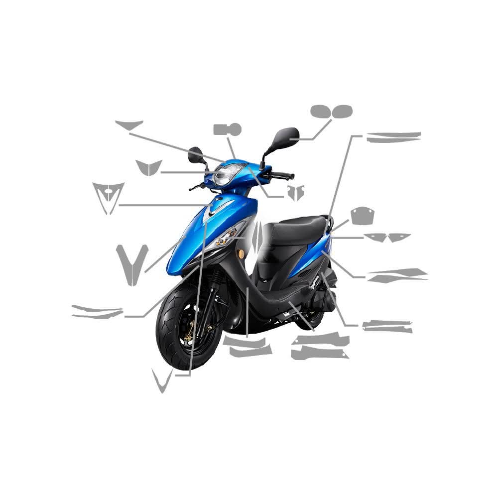 【Doker 鍍客】KYMCO GP125 數位版 脂肪族(儀表貼 犀牛皮 TPU 細痕自我修復 抗黃 透亮)