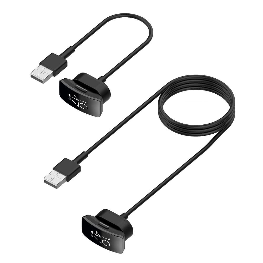 Câble Chargeur USB Pour Fitbit Inspire/Inspire HR - Longueur 15 Cm (ou 55/100 Cm Au Choix) - Charge Stable Et Rapide, Matériau Durable TPE/TPU