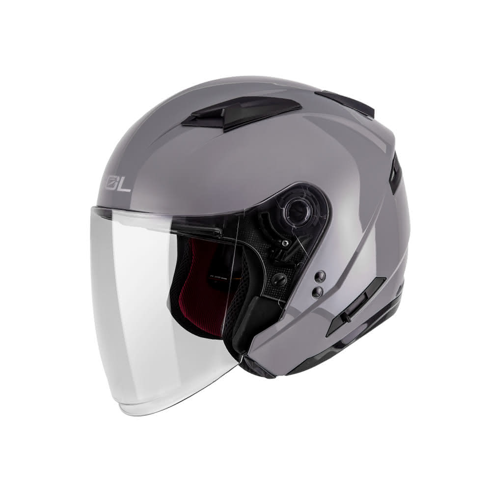 【SOL Helmets】SO-7E開放式安全帽 素色_水泥灰｜SOL安全帽官方商城(3/4罩｜雙D扣｜內墨片｜加長鏡片｜眼鏡溝)