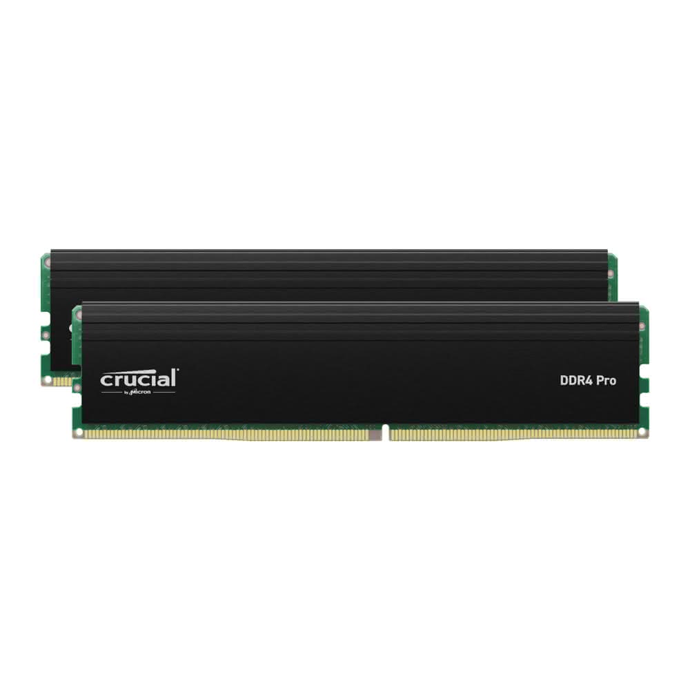 【Crucial 美光】Micron PRO 16GX2 DDR4 3200 桌上型記憶體(支援XMP)