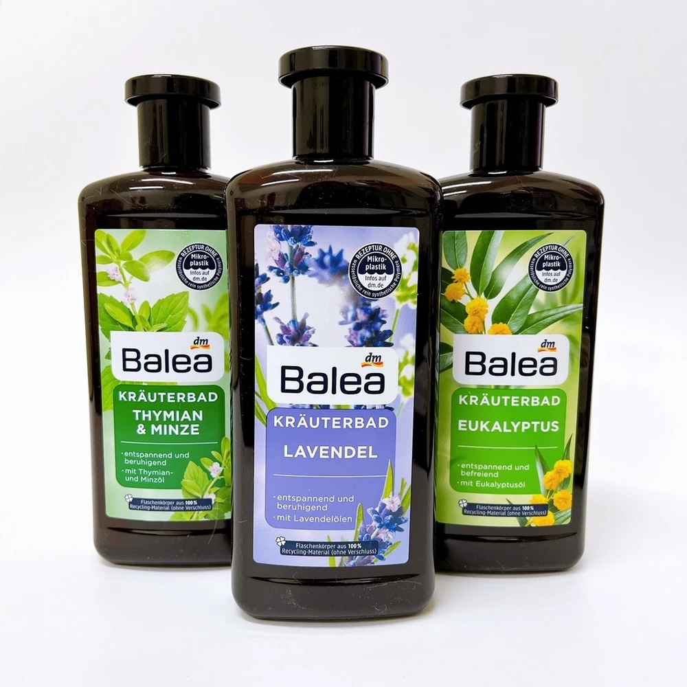 【Balea 芭樂雅】德國 芭樂雅 精油 沐浴泡澡精油露 500ml 尤加利/薰衣草/百里香薄荷