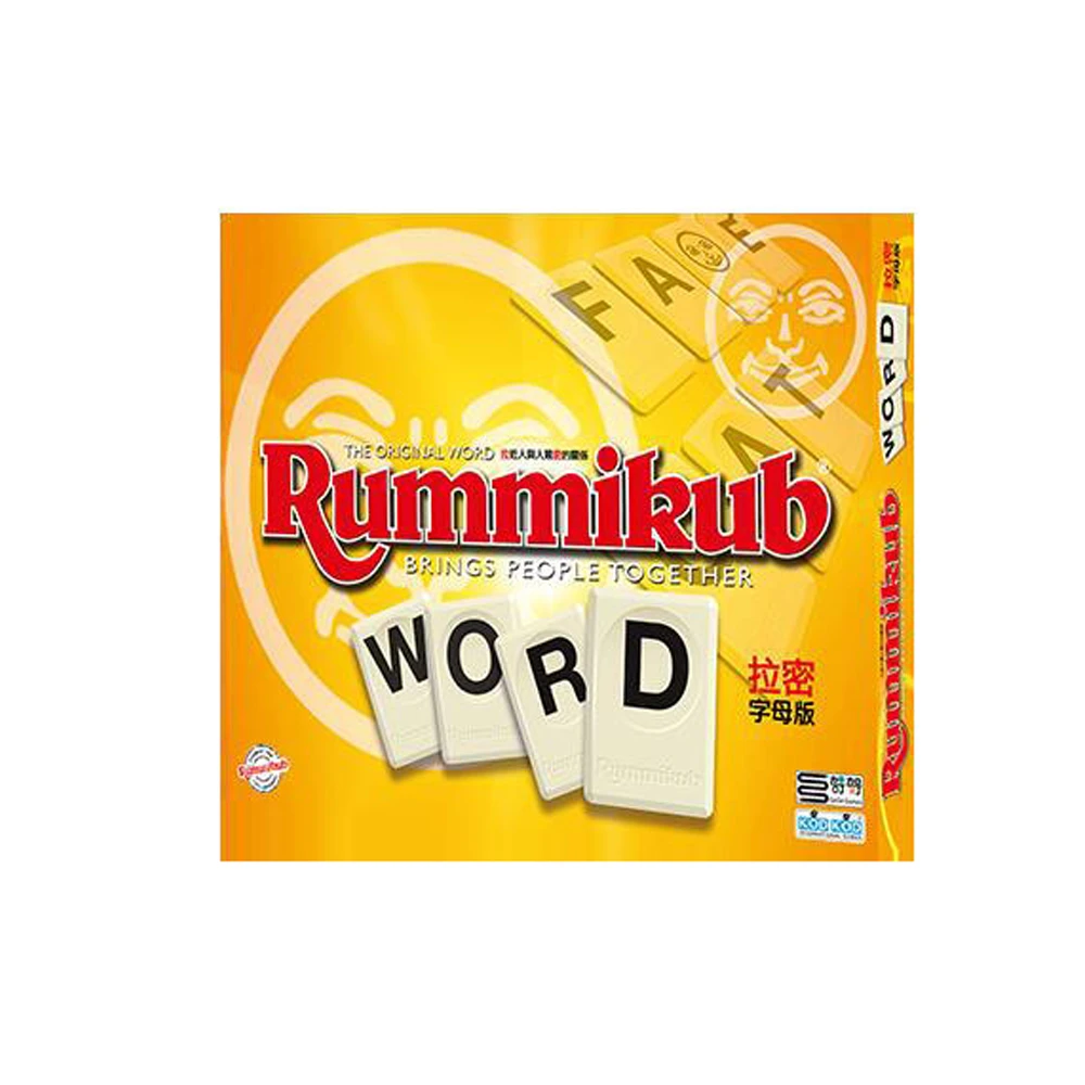 拉密 英文字彙牌 Rummikub Word 高雄龐奇桌遊