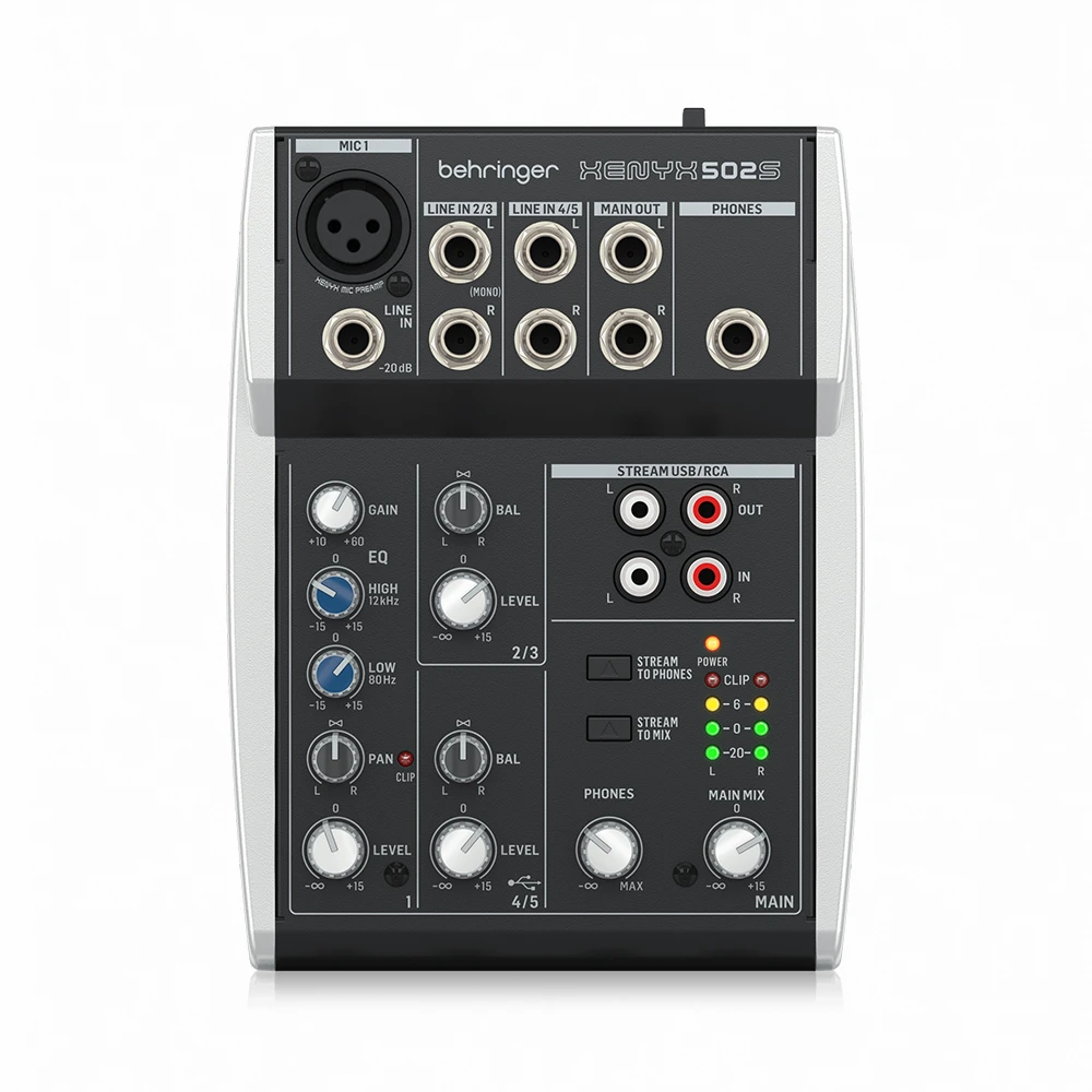 【BEHRINGER】XENYX 502S 5 軌混音器(原廠公司貨 商品保固有保障)