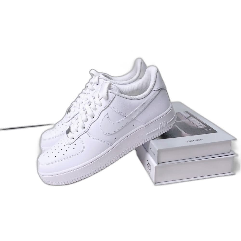 【NIKE 耐吉】Homieee Nike Air Force 1 全白 經典 鐵牌 CW2288-111 DH2920-111(DH2920-111)