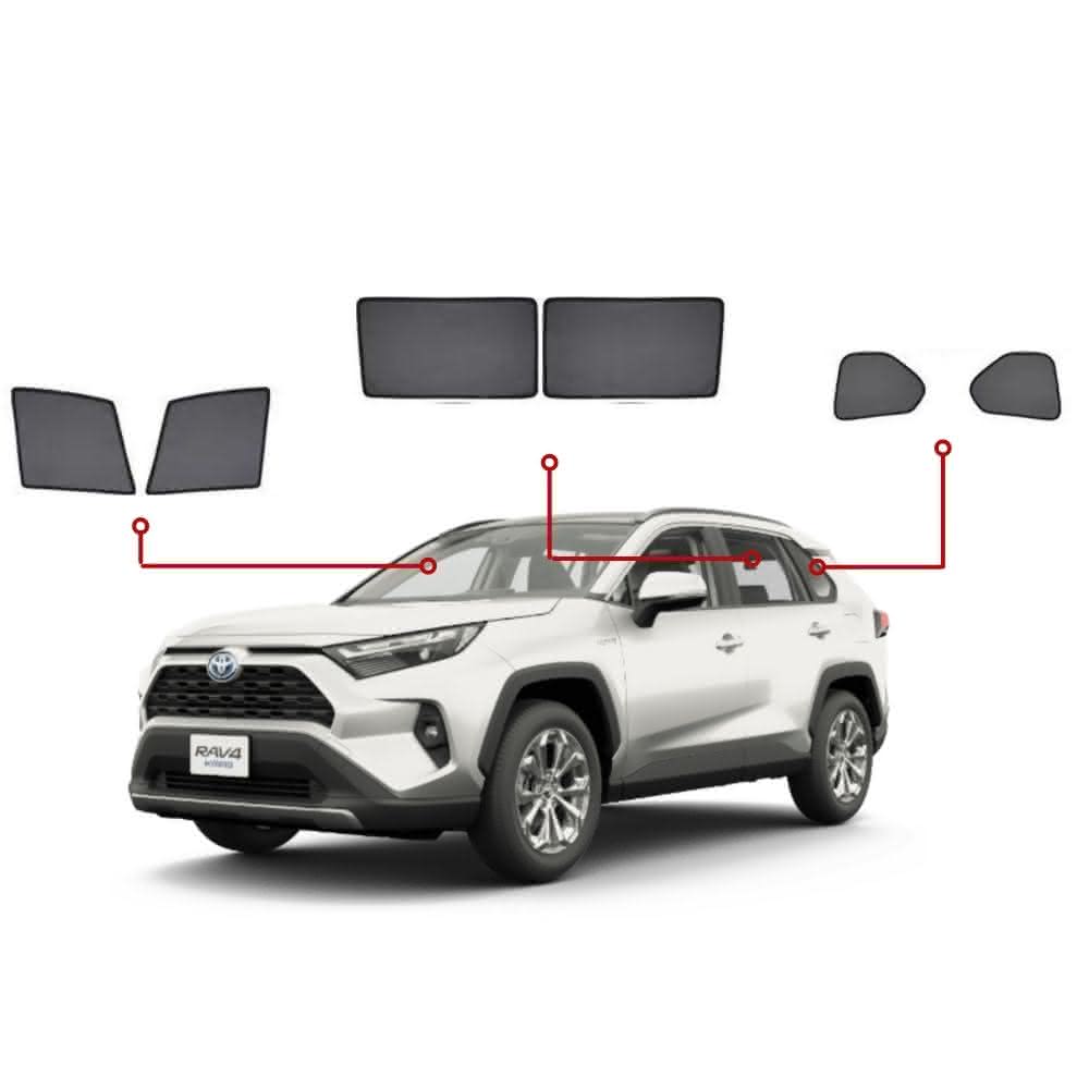 【Martin Shop 馬丁的店】RAV4 5代 5.5代 專用磁吸式遮陽簾(磁吸式 車用遮陽 防曬簾 遮陽簾 窗簾 遮陽)