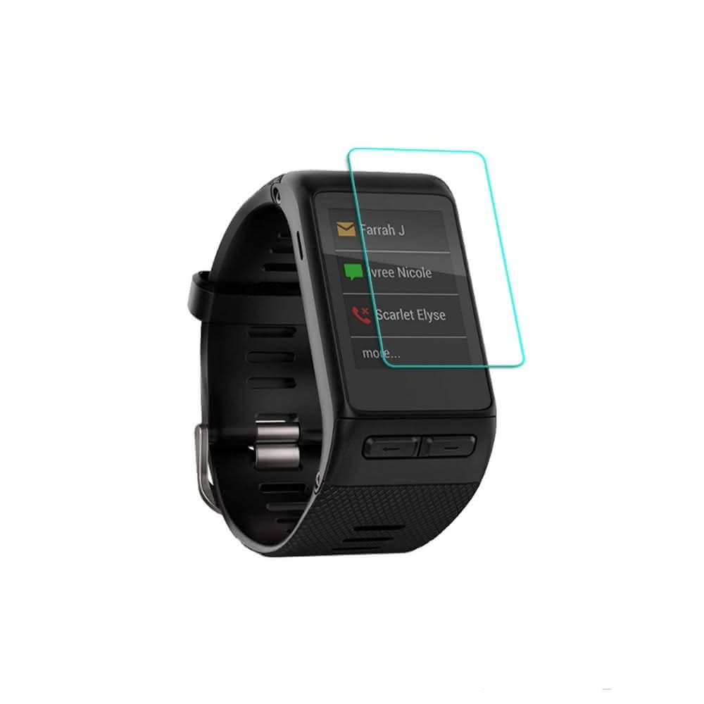 玻璃保護貼 適用 Garmin vivoactive HR 智慧手錶 高透玻璃貼 螢幕保護貼 強化 防刮 保護膜(保護貼 軟膜 滿版)