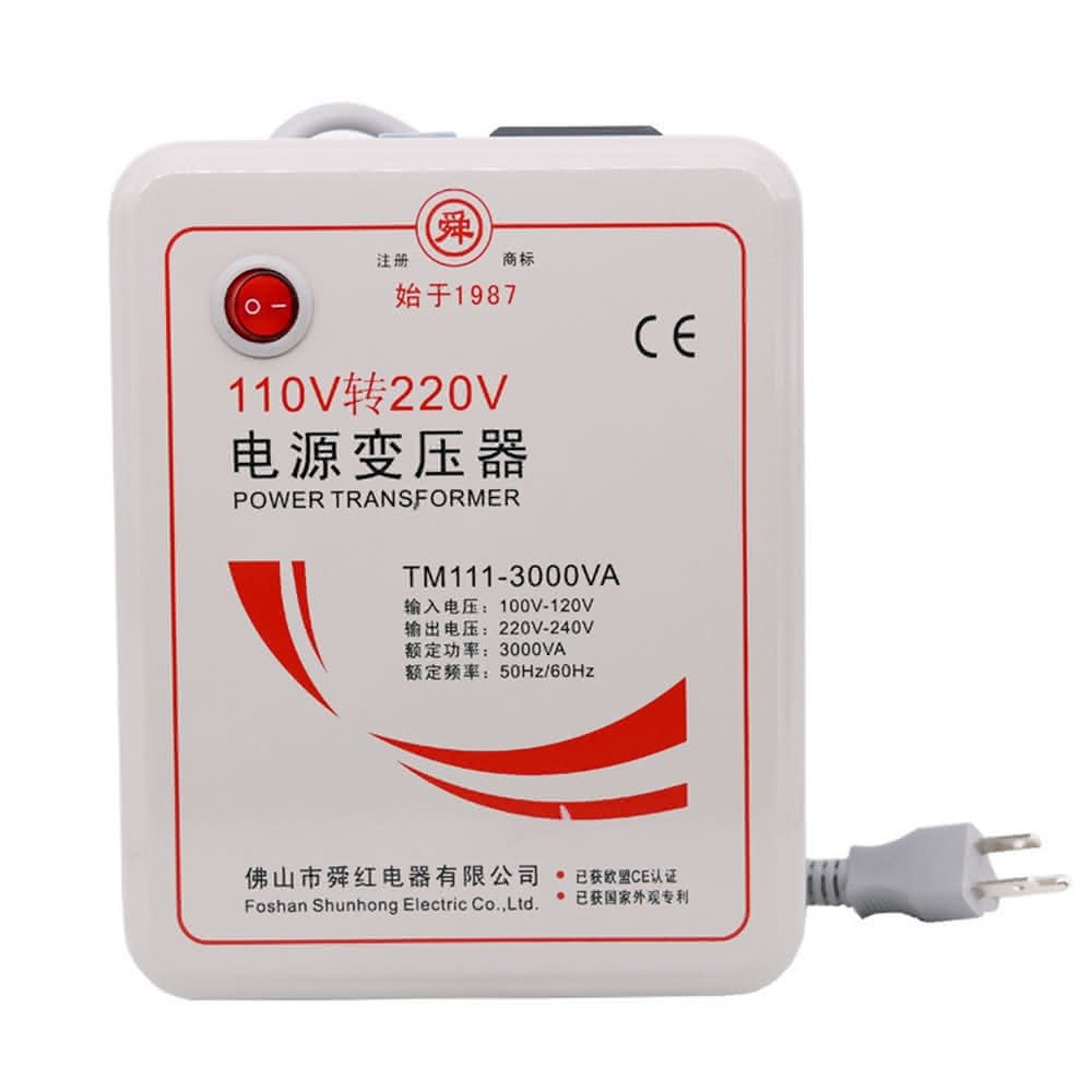 舜紅 3000W變壓器 110v轉220v 大陸電器台灣用(升壓器/電源電壓轉換器)