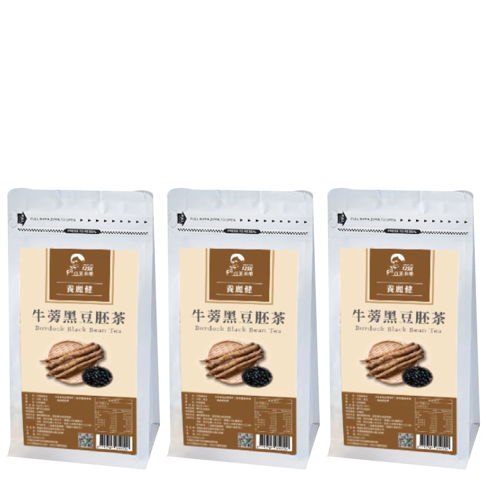 【125Kgo百茶老醋】牛蒡黑豆茶8g x 30包入x3袋