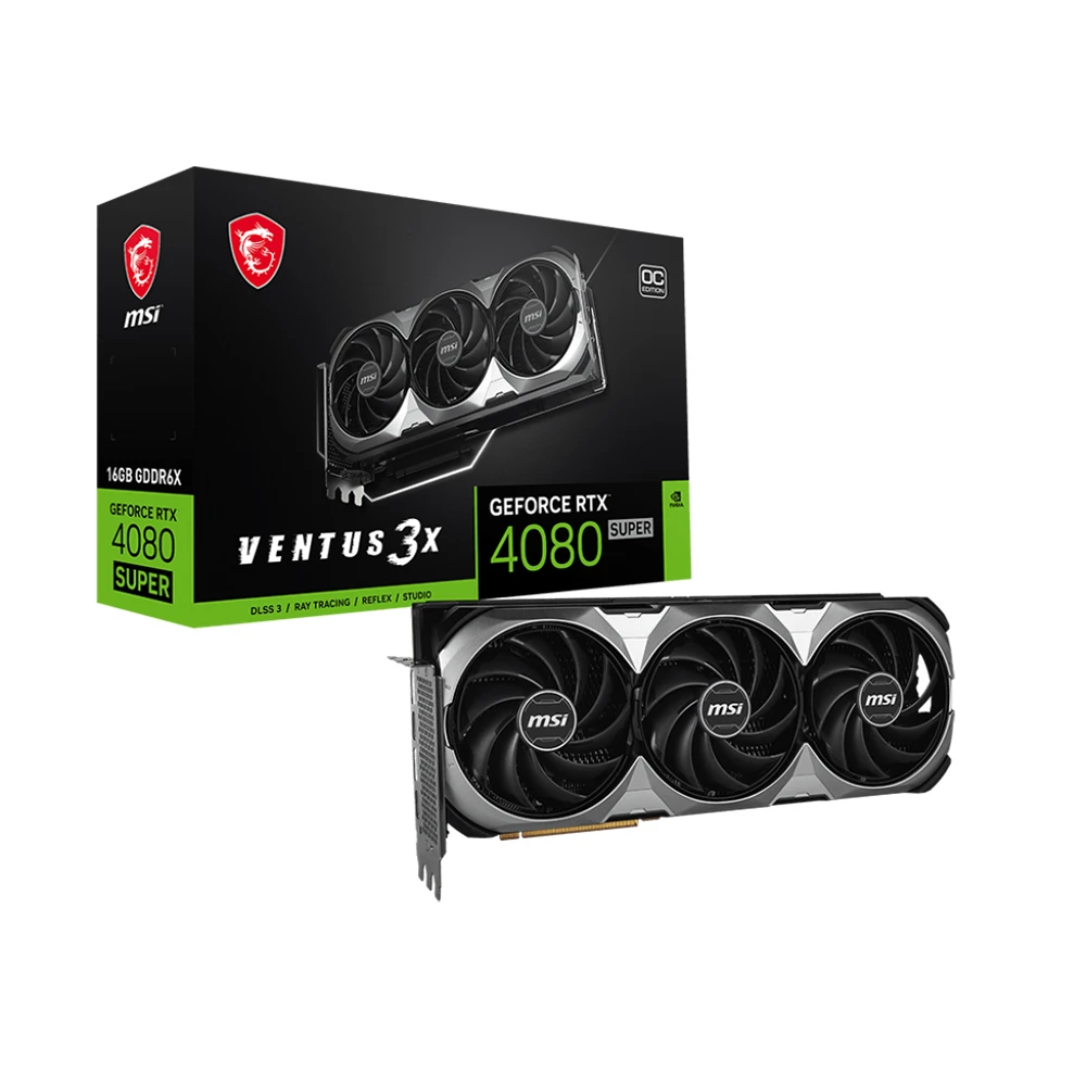 【MSI 微星】RTX 4080 SUPER 16G VENTUS 3X OC 顯示卡