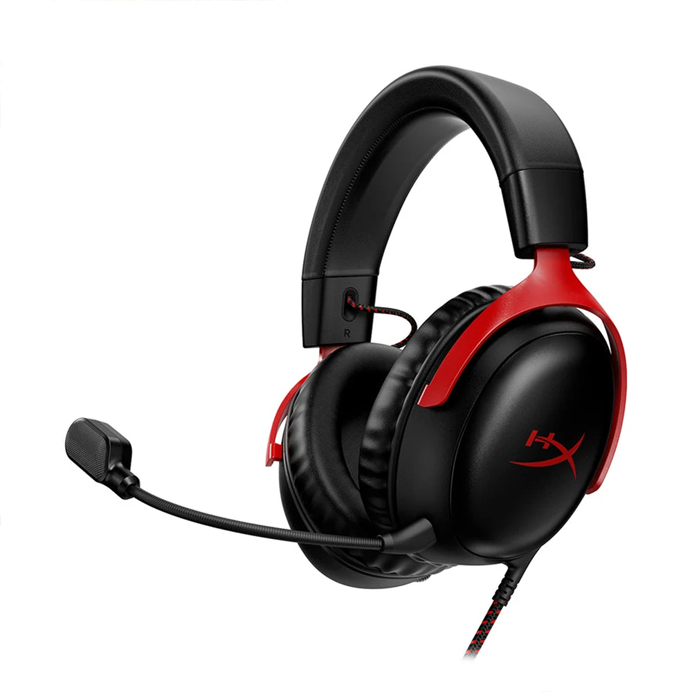 【HyperX】Cloud III 颶風3 有線電競耳機 PC PARTY(黑色 727A8AA 黑紅色 727A9A)