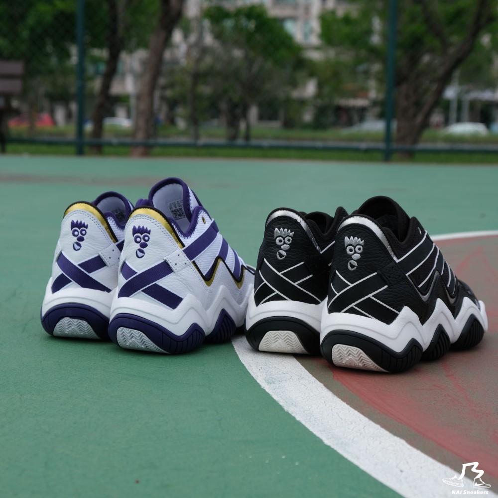 adidas 愛迪達】ADIDAS TOP TEN 2010 KOBE 復刻籃球鞋黑白湖人