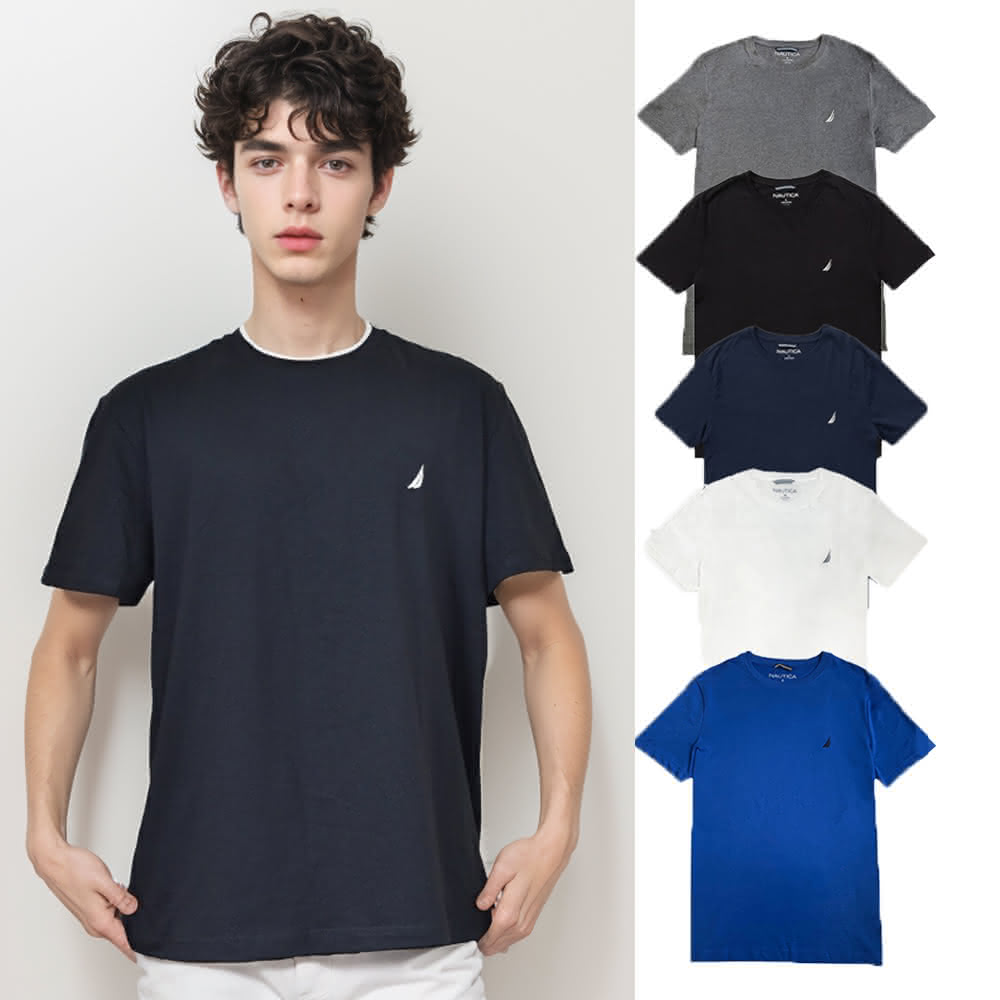 【NAUTICA】短袖 圓領 上衣 男生衣著 素t(多款可選)