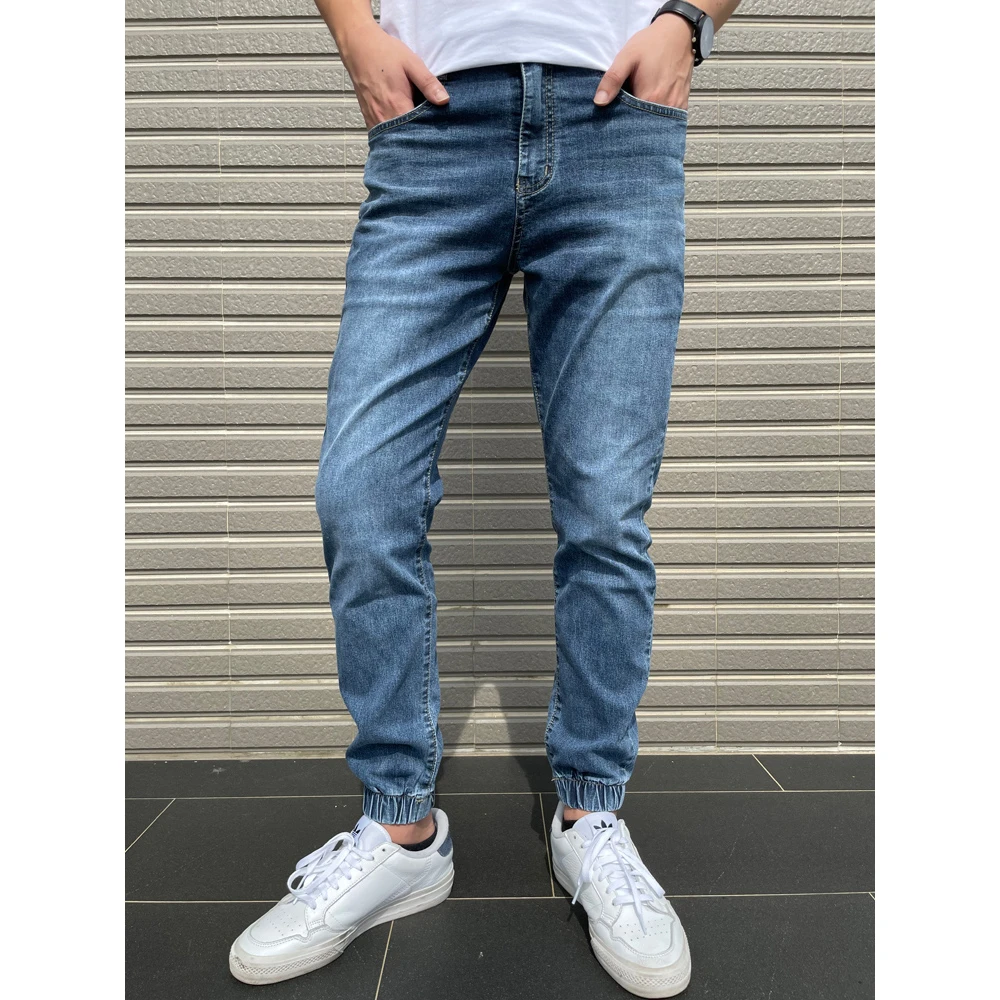 【Last Taiwan Jeans 最後一件台灣牛仔褲】彈力錐形 牛仔束口褲 台灣製造(共3色)