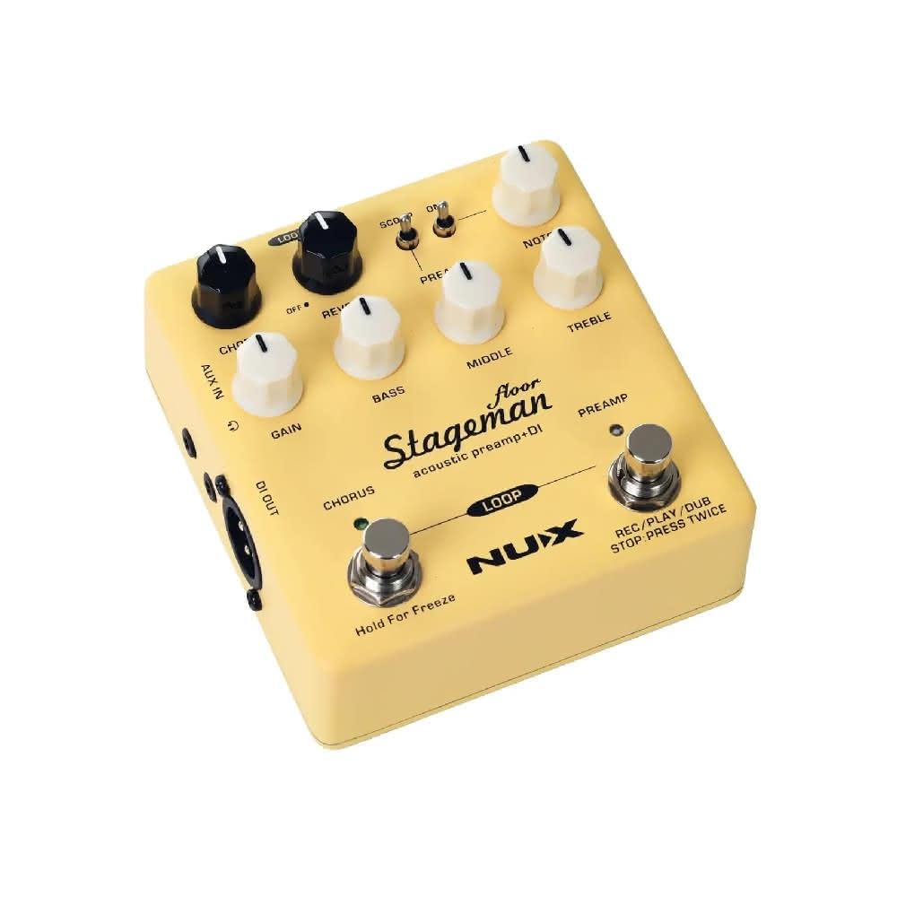 【NUX】Nux 〔 Stageman Floor 〕 效果器 電木吉他 DI Loop/Chorus/Reverb 公司貨(nux 效果器 木 吉他 di)