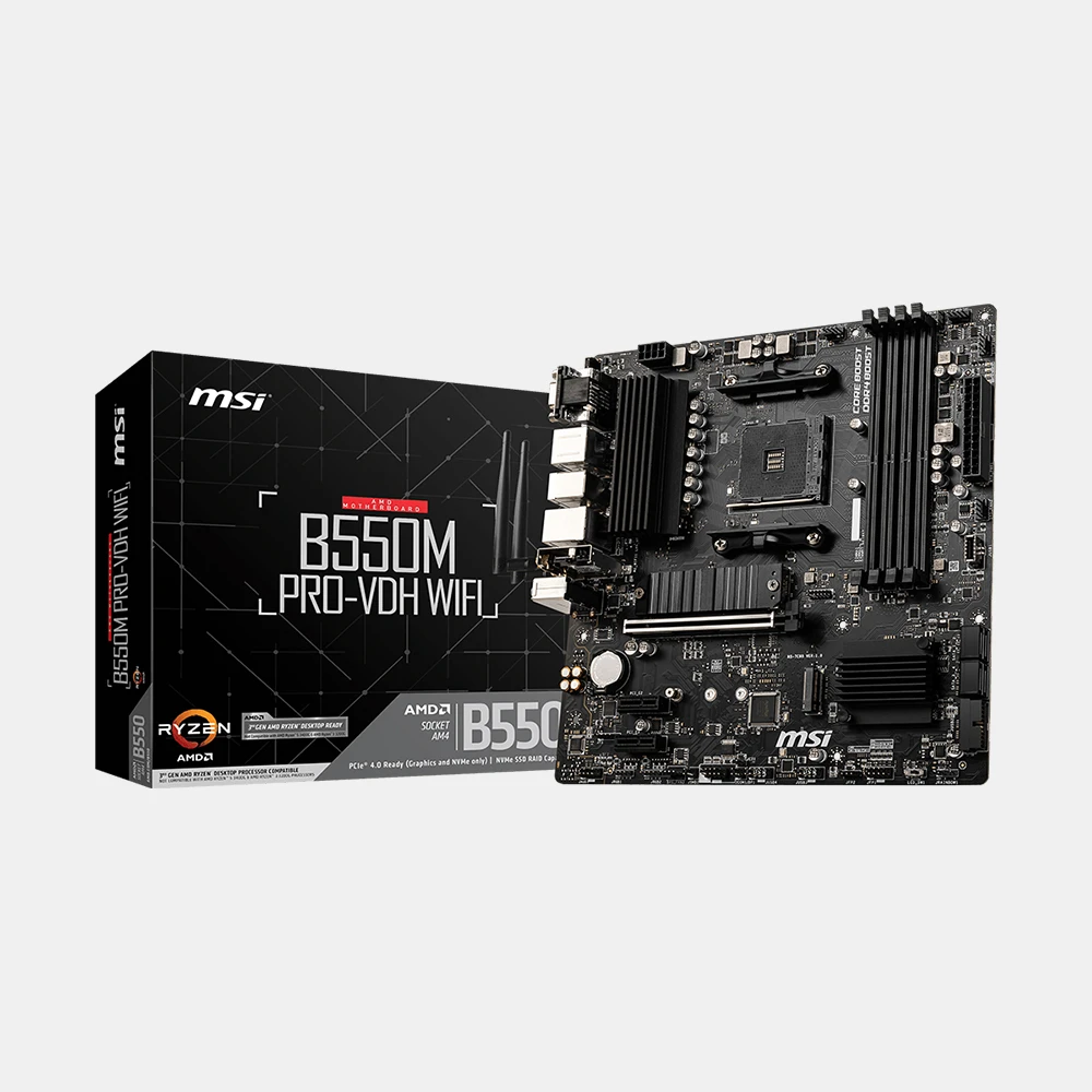 MSI 微星 B550M PRO-VDH WIFI(加購品項請勿下單)