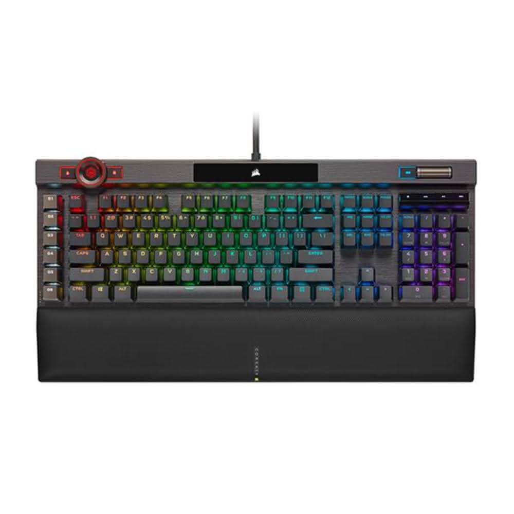 【CORSAIR 海盜船】K100 銀軸RGB OPX  CHERRY MX 英文機械式電競鍵盤