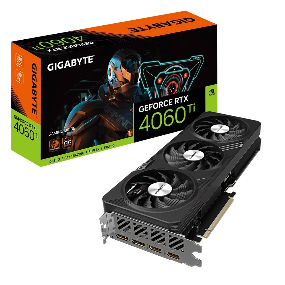 【GIGABYTE 技嘉】RTX4060TI GAMING OC 8G 三風扇/註五年/4060TI(RTX4060TI)