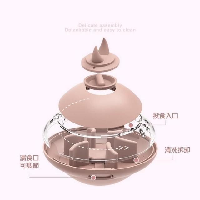 『飛碟不倒翁』『益智漏食玩具』漏橡膠飛碟漏食狗狗玩具 寵物玩具 狗漏食玩具 漏食不倒翁 益智玩具 狗益智 Momo購物 2024年09月 