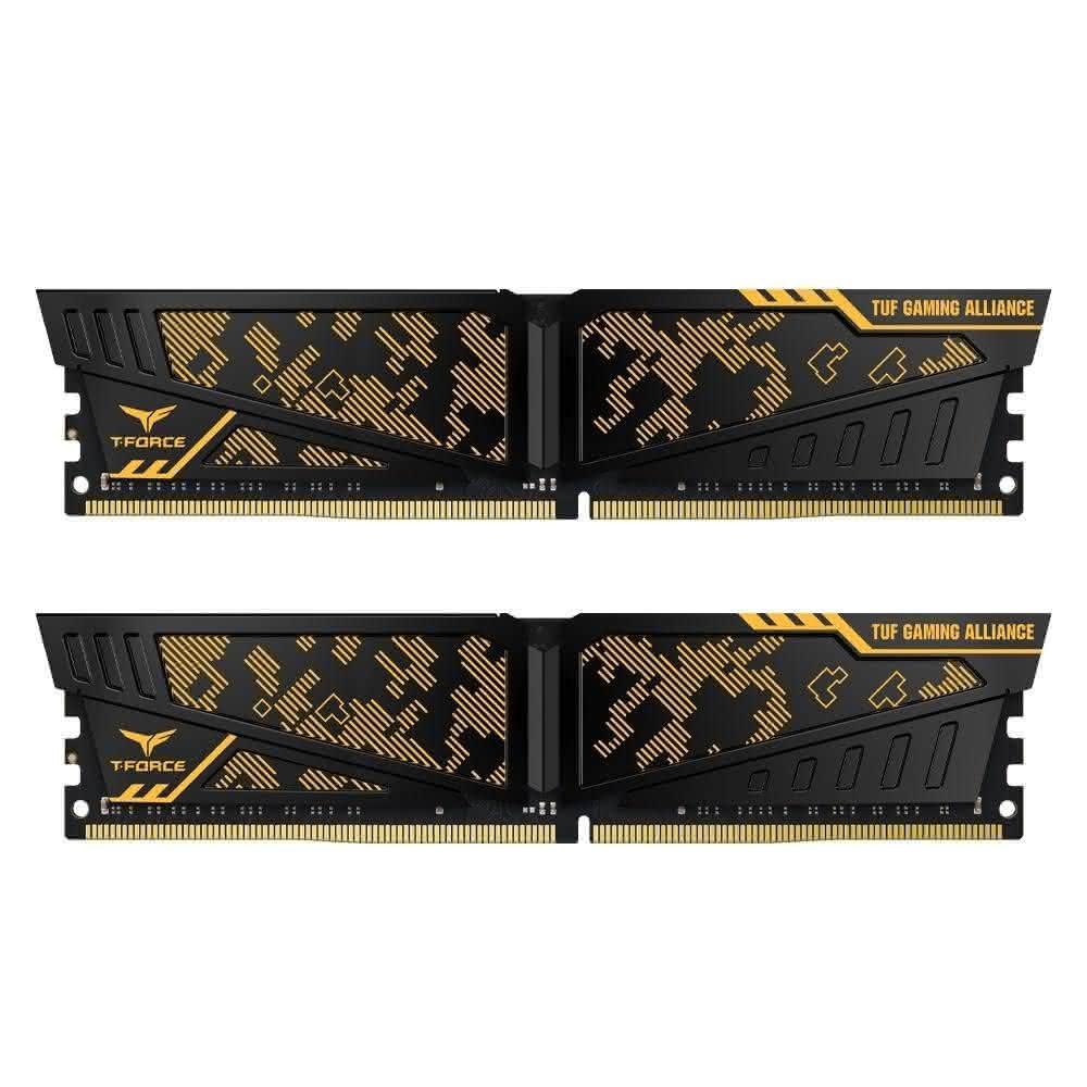 【ASUS 華碩】十銓 T-FORCE VULCAN TUF Gaming DDR4 桌上型 超頻電競記憶體 32GB（16G*2） 華碩