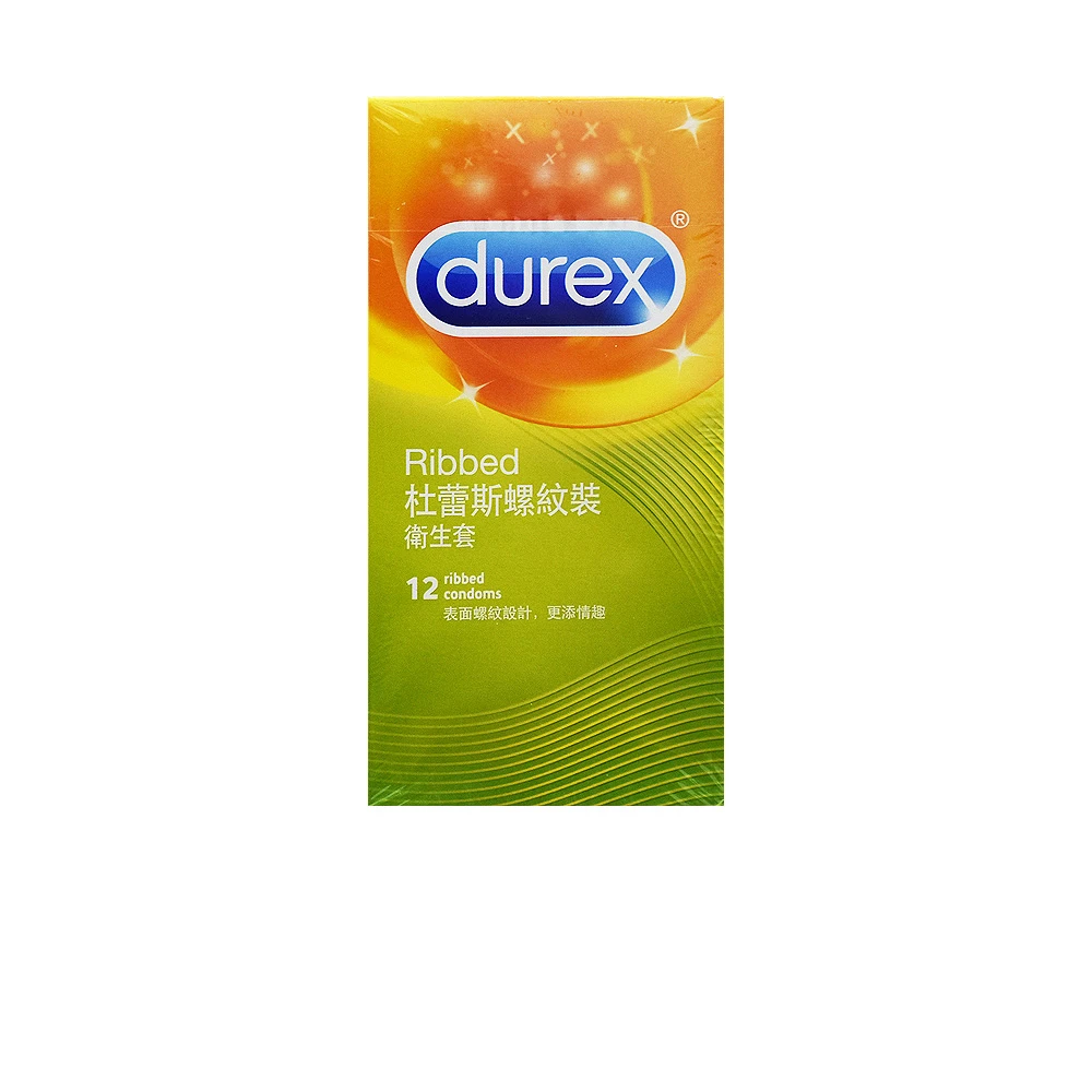 【Durex 杜蕾斯】杜蕾斯 螺紋裝 保險套 12入(保險套 杜蕾斯)