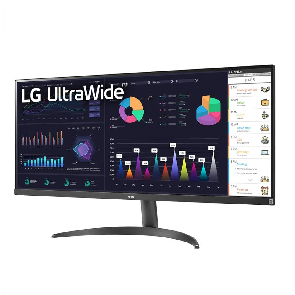 【LG 樂金】LG 樂金  34型 UltraWide 34WQ500-B 智慧多工螢幕