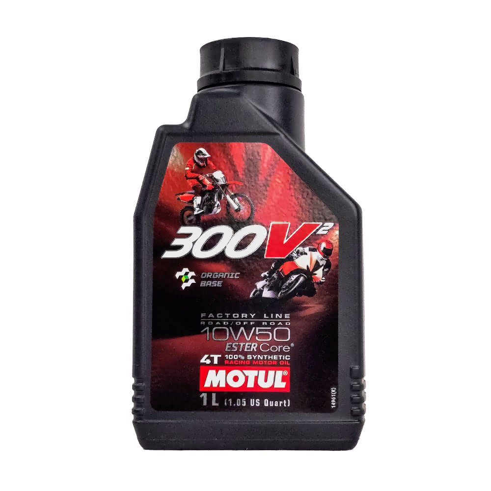 【MOTUL】魔特 300V2 4T 10W50 全合成機油(機車機油)