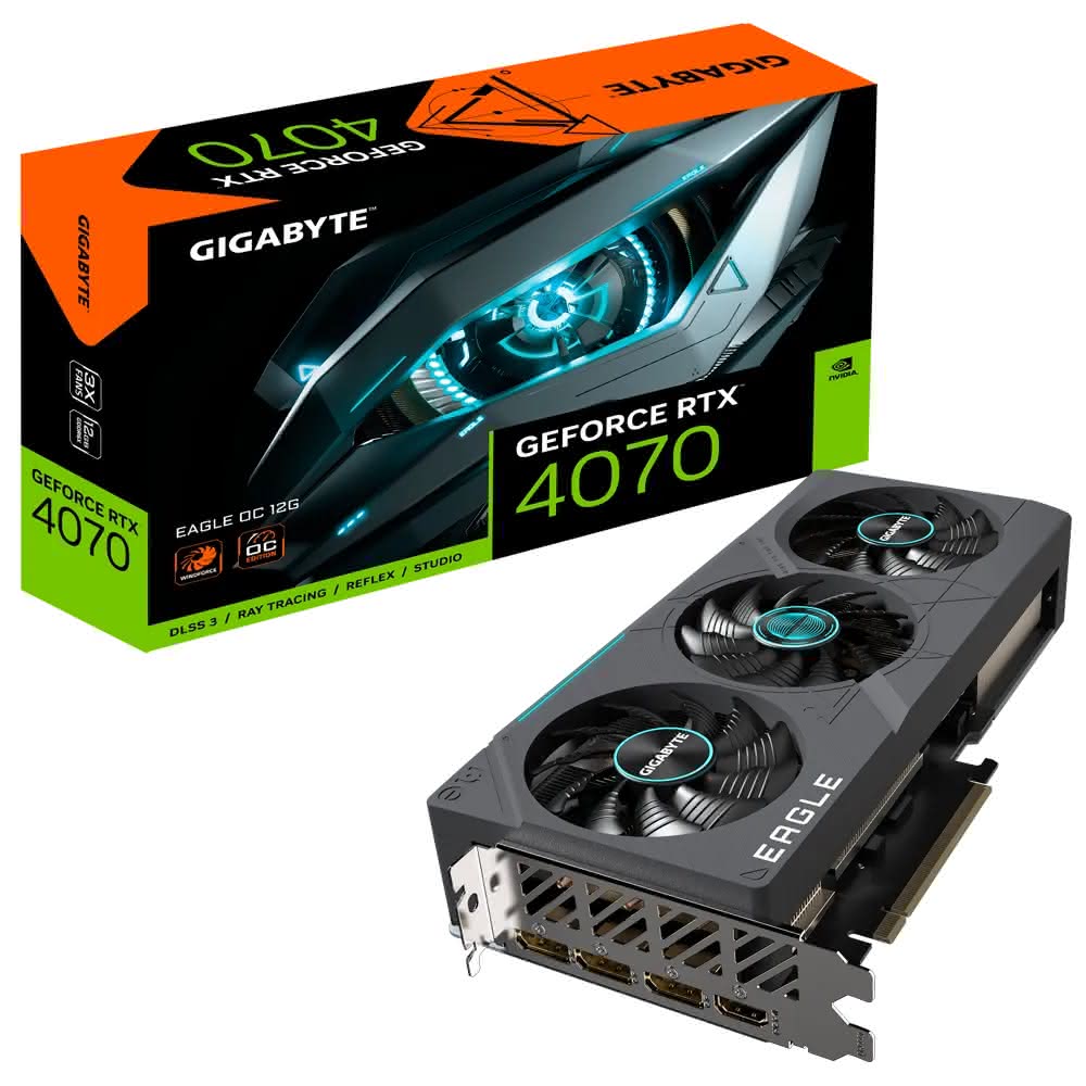 【GIGABYTE 技嘉】RTX4070 EAGLE OC 12G 顯示卡(N4070EAGLE OC-12GD)